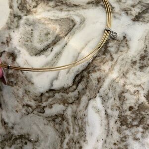 ALOR cable diamond choker necklace